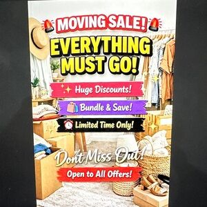 Moving sale!!!!! All offers welcome ❤️